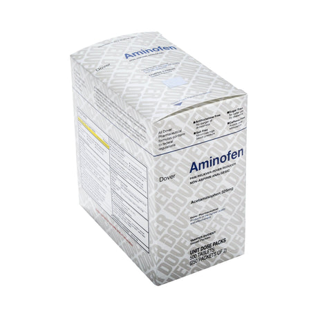 Pain Relief Aminofen 325 mg Strength Acetaminophen Unit Dose Tablet 250 per Box - BeHope