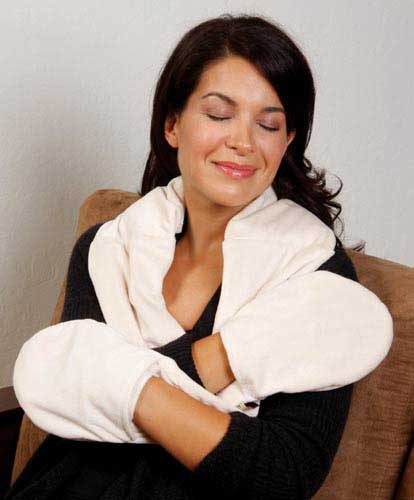 Enveloppement en peluche pour le cou et les mains Bed Buddy Naturals