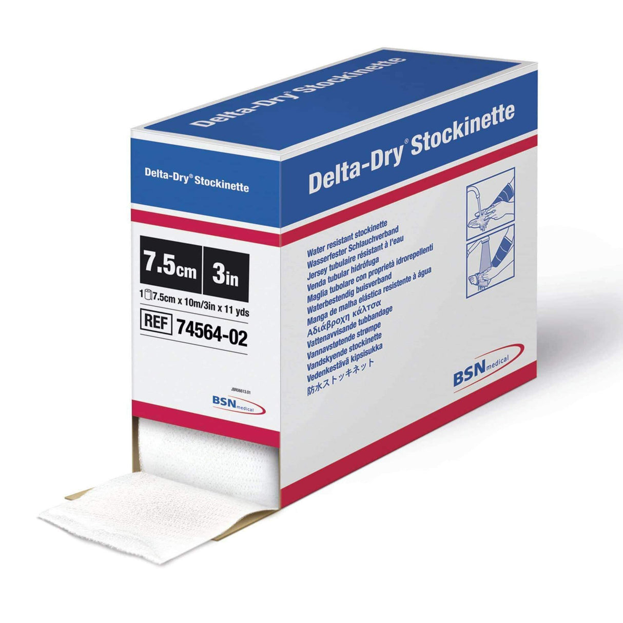Stockinette Water Resistant Delta-Dry® 3 Inch X 11 Yard Polypropylene / Nylon / Polyester Mesh NonSterile - BeHope