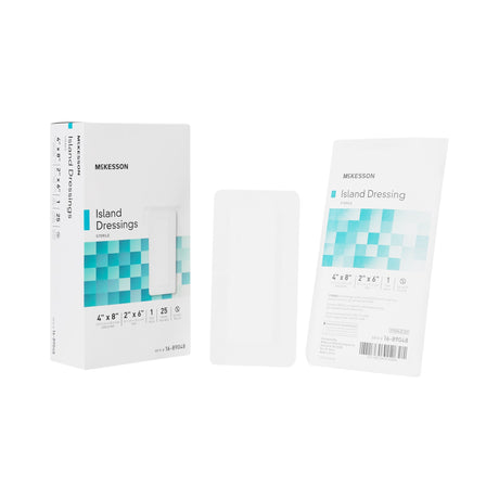 Island Dressing McKesson 4 X 8 Inch Rectangle Sterile - BeHope