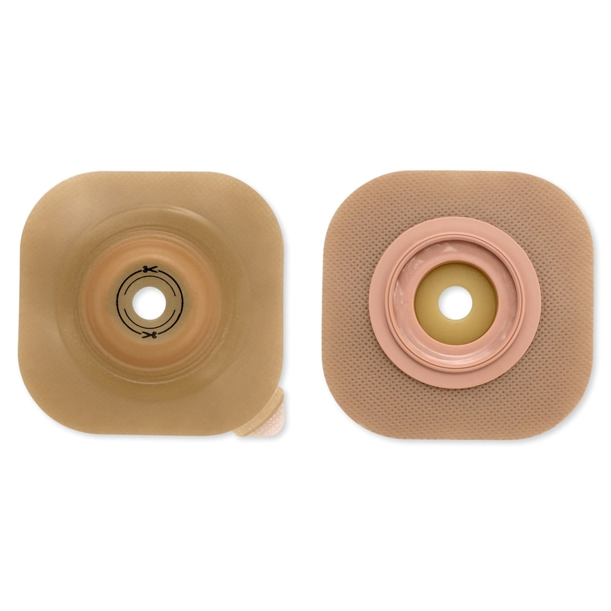 Ostomy Barrier CeraPlus™ New Image™ Trim to Fit, Extended Wear Adhesive without Tape 57 mm Flange Up to 1-1/2 Inch Opening - BeHope