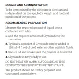 Oral Supplement Glycosade® Unflavored Powder 60 Gram Individual Packet - BeHope