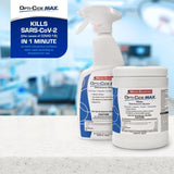 Surface Disinfectant Cleaner Opti-Cide® Max Premoistened Alcohol Based Manual Pull Wipe 160 Count Canister Alcohol Scent NonSterile - BeHope
