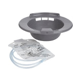 Sitz Bath McKesson Round Graphite Plastic 2000 mL Bag Graduated, 500 mL Increments up to 2000 mL - BeHope