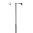 IV Stand Floor Stand 2 Hooks 4 Legs with Casters - BeHope