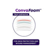 Foam Dressing ConvaFoam™ Border 3 X 3 Inch With Border Film Backing Silicone Adhesive Square Sterile - BeHope