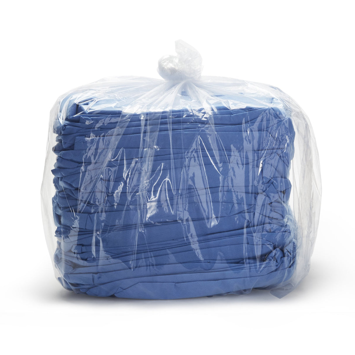 Lab Jacket Blue Large Hip Length 3-Layer SMS Disposable - BeHope