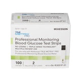 Blood Glucose Test Strips McKesson TRUE METRIX® PRO 100 Strips per Pack - BeHope