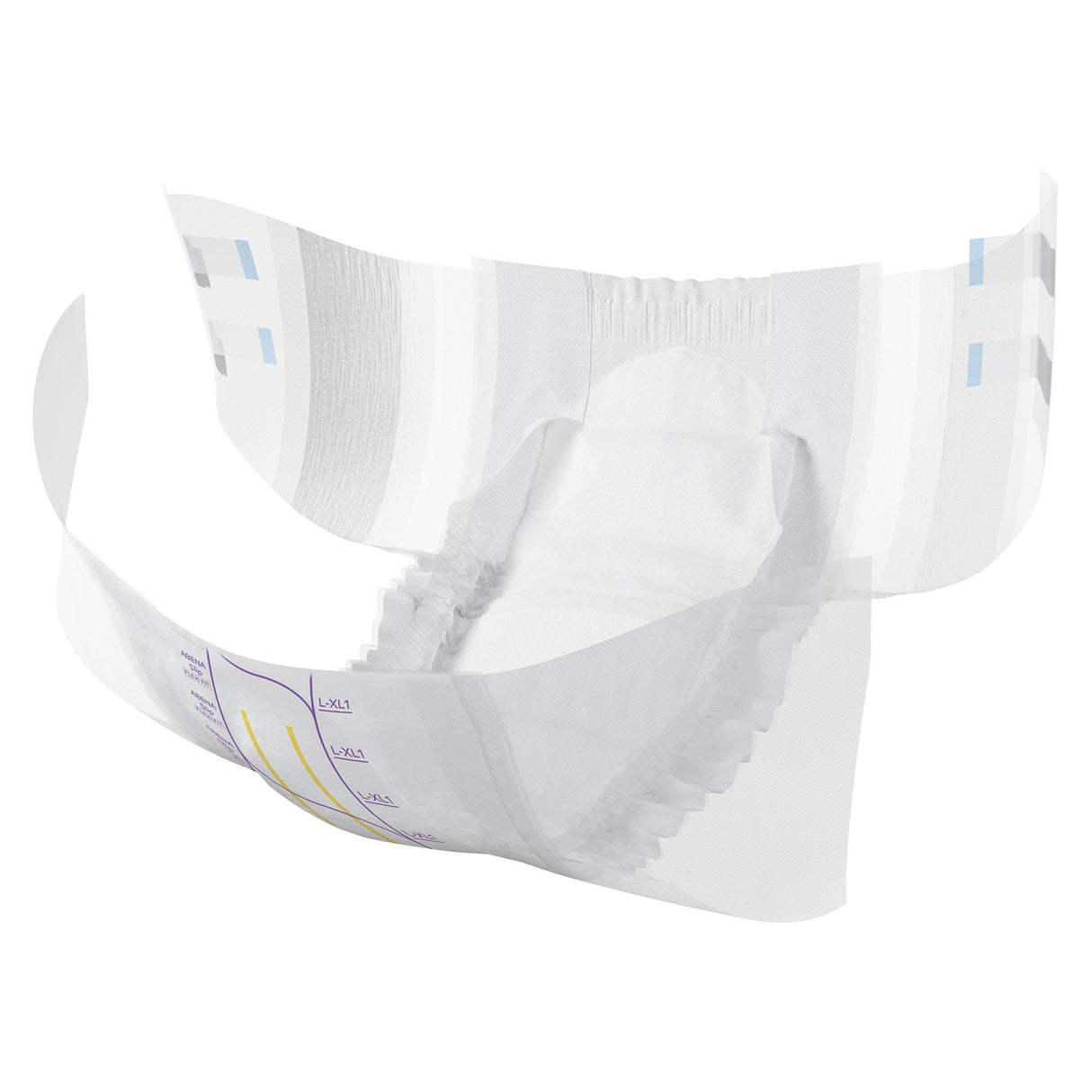 Unisex Adult Incontinence Brief Abena Slip Flexi Fit Large / X-Large Disposable Moderate Absorbency - BeHope