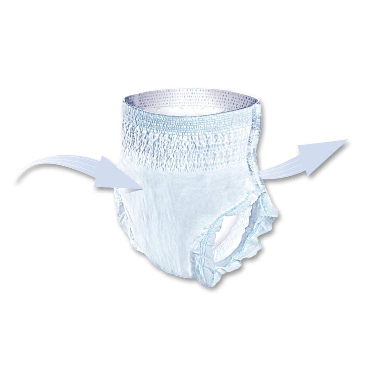 Unisex Adult Absorbent Underwear Seni® Active Super Pull On with Tear Away Seams Large Disposable Moderate Absorbency - BeHope