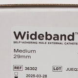 Male External Catheter Wide Band Self-Adhesive Band Silicone Medium