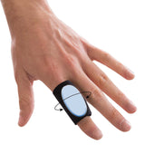 Finger Sleeve with Cooling Pad Polar Ice® Adult One Size Fits Most Pull-On Finger Black - BeHope