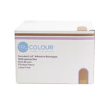 Adhesive Strip Tru-Colour® Fabric Dark Brown 1 X 3 Inch Sterile - BeHope