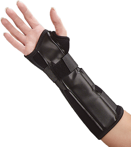 Wrist Brace Deroyal® Low Profile Foam Right Hand Black Medium - Behope