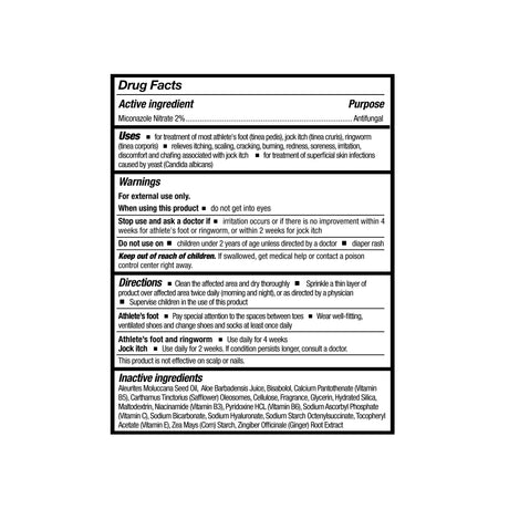 Antifungal Thera® 2% Strength Powder 3 oz. Shaker Bottle - BeHope