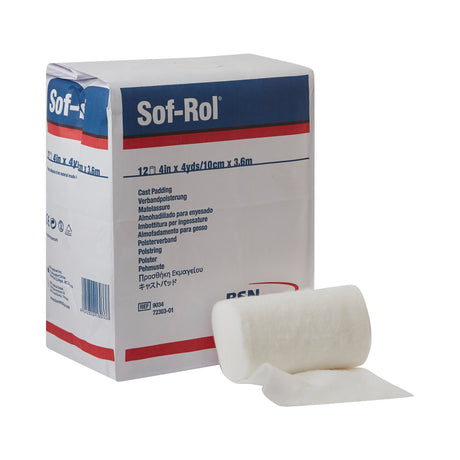 Cast Padding Undercast Sof-Rol® 4 Inch X 4 Yard Rayon NonSterile - BeHope