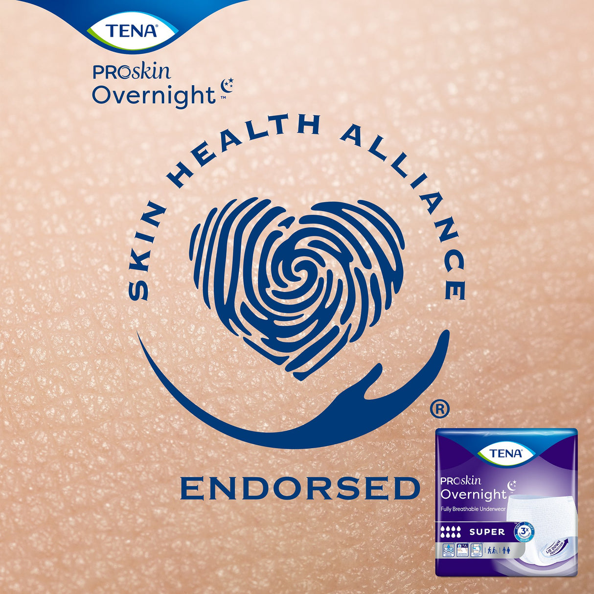 Unisex Adult Absorbent Underwear TENA ProSkin Overnight™ Super Pull On with Tear Away Seams X-Large Disposable Heavy Absorbency - BeHope
