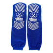 Slipper Socks Pillow Paws® 360° Imprint Unisex Adult 3X-Large / X-Wide All Around Tread Single Patient Use Royal Blue - BeHope