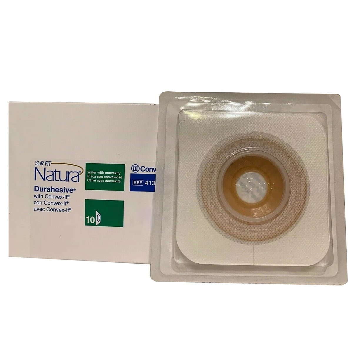 Ostomy Barrier Sur-Fit Natura® Durahesive® Moldable, Extended Wear Without Tape 45 mm Flange Sur-Fit Natura® System Hydrocolloid 7/8 to 1-1/4 Inch Opening - BeHope