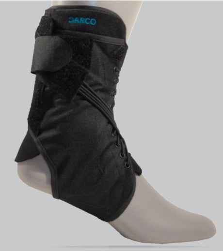Ankle Brace Darco Web™ X-Small Bungee / Hook and Loop Strap Closure Male 3 to 5 / Female 4 to 6 Foot - BeHope