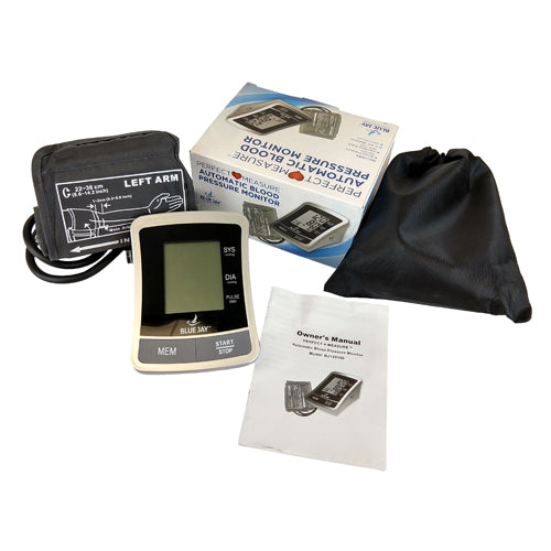 Tensiomètre entièrement automatique avec 4 piles AAA de marque Blue Jay