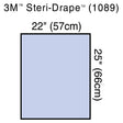 General Purpose Drape 3M™ Steri-Drape™ Utility Sheet 22 W X 25 L Inch Sterile - BeHope