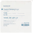 Patient Belongings Bag McKesson 4 X 20 X 20 Inch Polyethylene Drawstring Closure White - BeHope