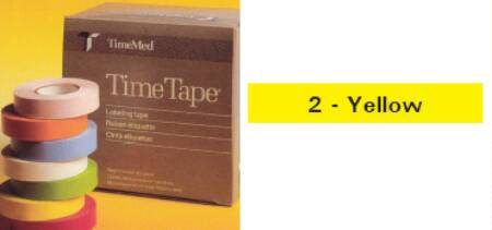 Blank Label Tape Time® Multipurpose Label Yellow Vinyl 1/2 X 500 Inch - BeHope