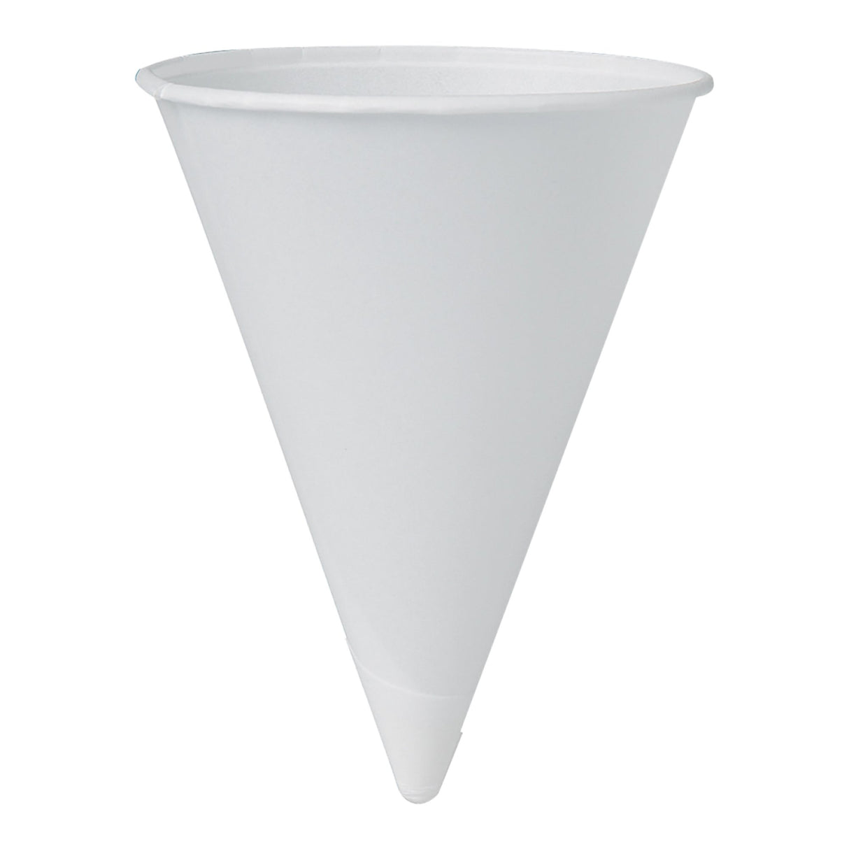 Paper Cone Cup Bare® 4 oz. White Paper Disposable - BeHope