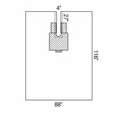 Surgical Drape Orthoarts® Body Split Drape 88 W X 116 L Inch Sterile - BeHope