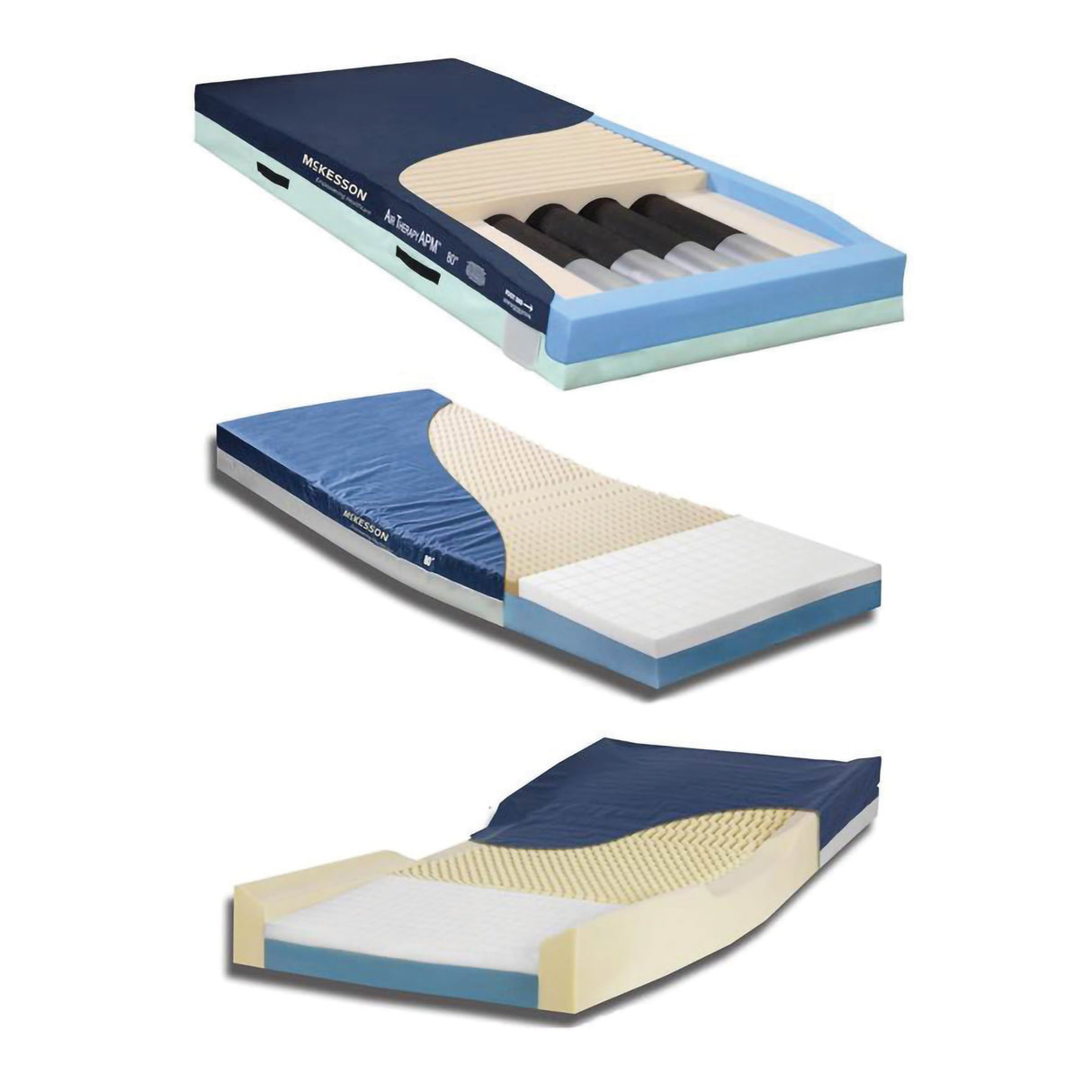 Bed Mattress System McKesson Therapeutic Type 35 X 84 X 7 Inch