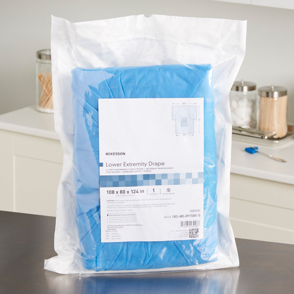 Orthopedic Drape McKesson Lower Extremity Drape 108 W X 80 W X 124 L Inch Sterile - BeHope