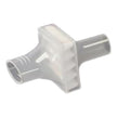 Spirometer Filter PulmoGuard MG Clear, Plastic, With PreVent For MedGraphics Instruments and Spirometers - BeHope