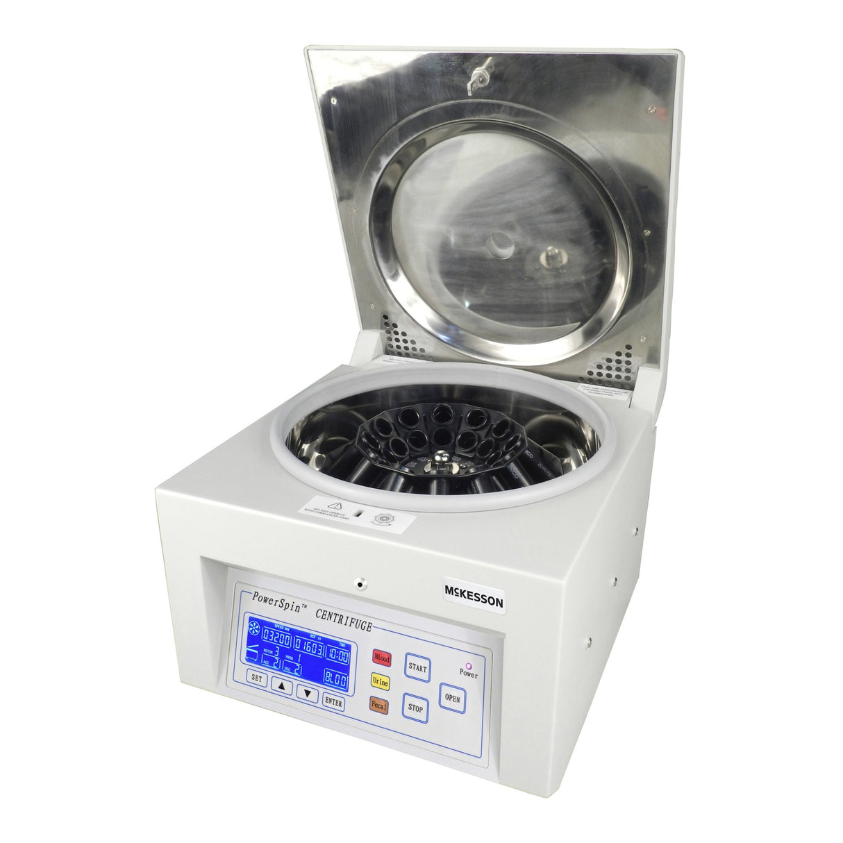 Fixed Angle Centrifuge McKesson 24 Place Fixed Angle Rotor Digital variable speed control with speed range from 500 RPM to 4,000 RPM - BeHope