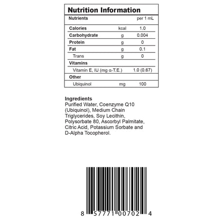 Oral Supplement Cyto-Q MAX Unflavored Liquid 170 mL Bottle