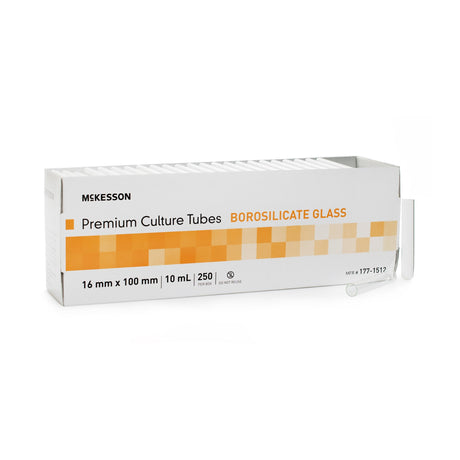 McKesson Test Tube Plain 10 mL Without Closure Glass Tube - BeHope