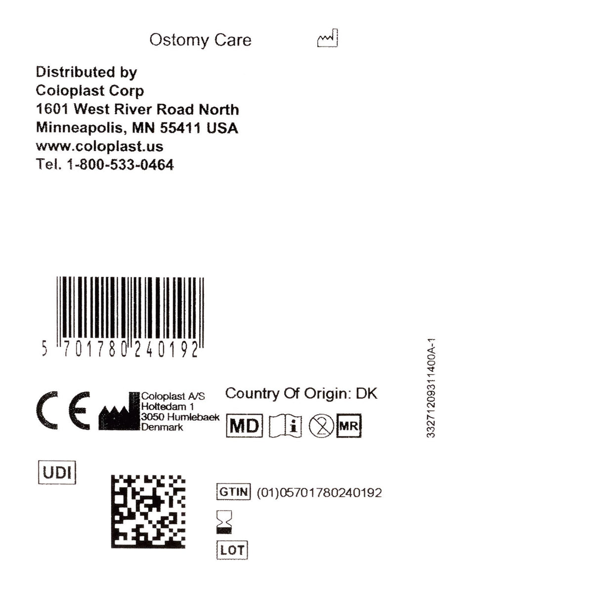 Ostomy Seal Brava® Convex, Starter Hole 1-3/8 Inch (35mm) - BeHope