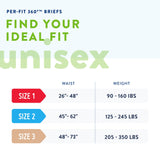Unisex Adult Incontinence Brief Prevail® Per-Fit 360°™ Size 3 Disposable Heavy Absorbency - BeHope