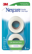 Water Resistant Medical Tape Nexcare™ Flexible Clear 1 Inch X 10 Yard Stretchy Fabric NonSterile - BeHope