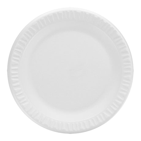 Plate Dart® Concorde® White Single Use Nonlaminated Foam 9 Inch Diameter - BeHope