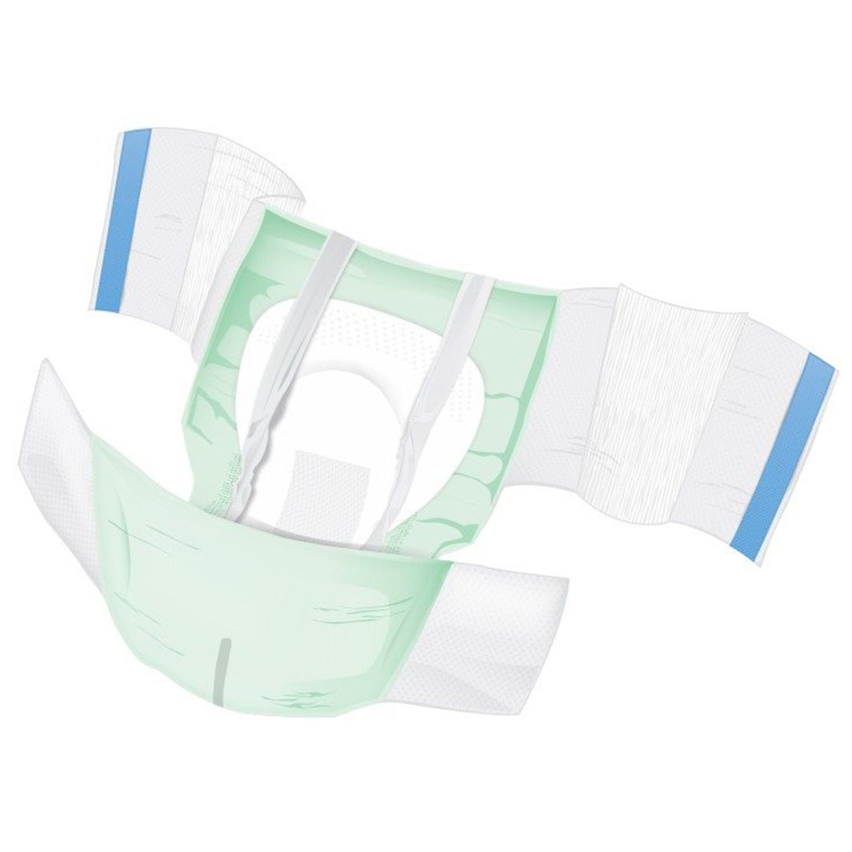 Unisex Adult Incontinence Brief Wings™ Plus Size 3 Disposable Heavy Absorbency - BeHope