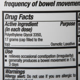 Laxative Geri-Care® Powder 17.9 oz. Polyethylene Glycol 3350 - BeHope