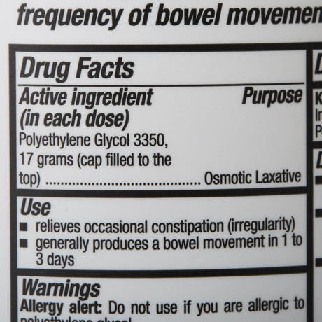 Laxative Geri-Care® Powder 17.9 oz. Polyethylene Glycol 3350 - BeHope