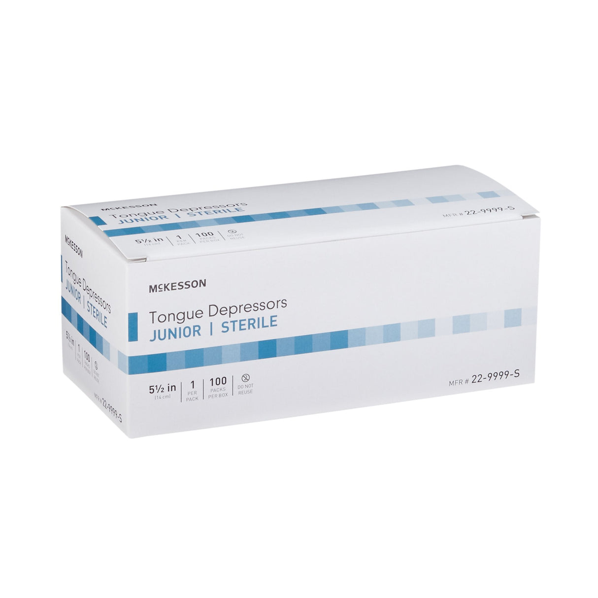 Tongue Depressor McKesson 5-1/2 Inch Length Wood Junior - BeHope