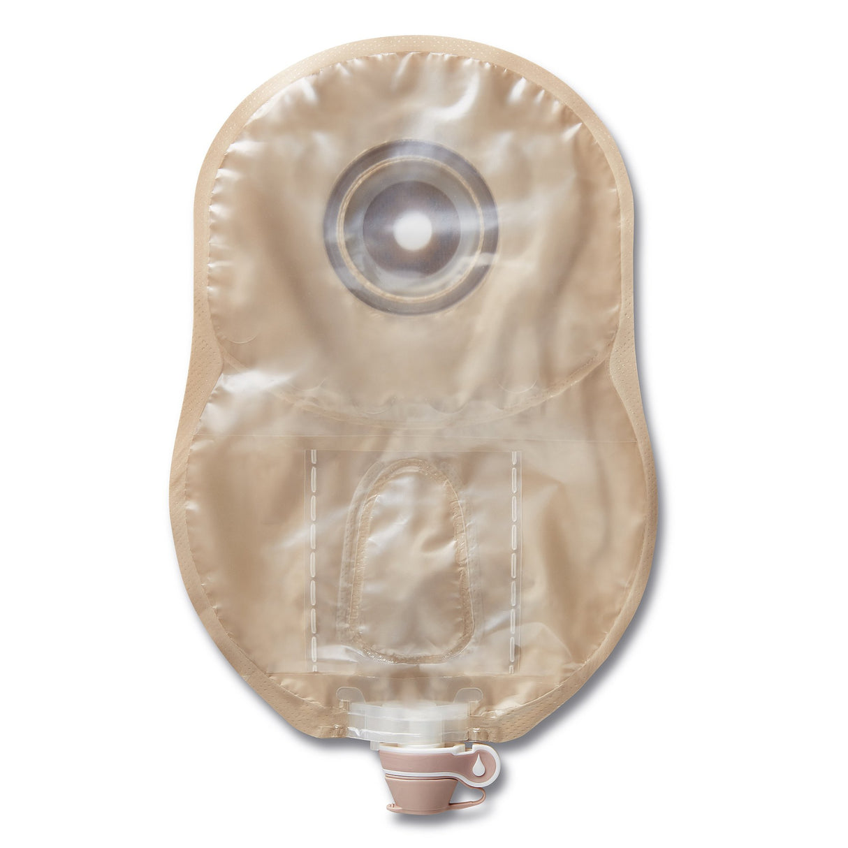 Urostomy Pouch Premier™ One-Piece System 9 Inch Length Convex, Trim to Fit Up to 1 Inch Stoma Drainable - BeHope