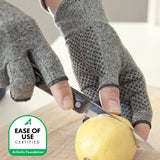 Compression Glove IMAK® Compression Active Open Finger Large Wrist Length Hand Specific Pair - BeHope