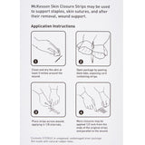 Skin Closure Strip McKesson 1/4 X 4 Inch Nonwoven Material Reinforced Strip White - BeHope