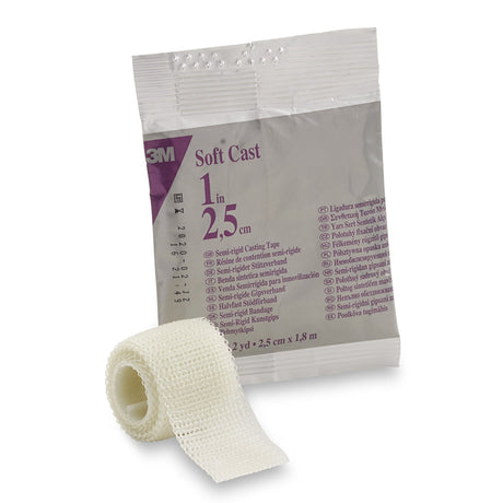 Cast Tape 3M™ Scotchcast™ Soft Cast 1 X 72 Inch Fiberglass White - BeHope