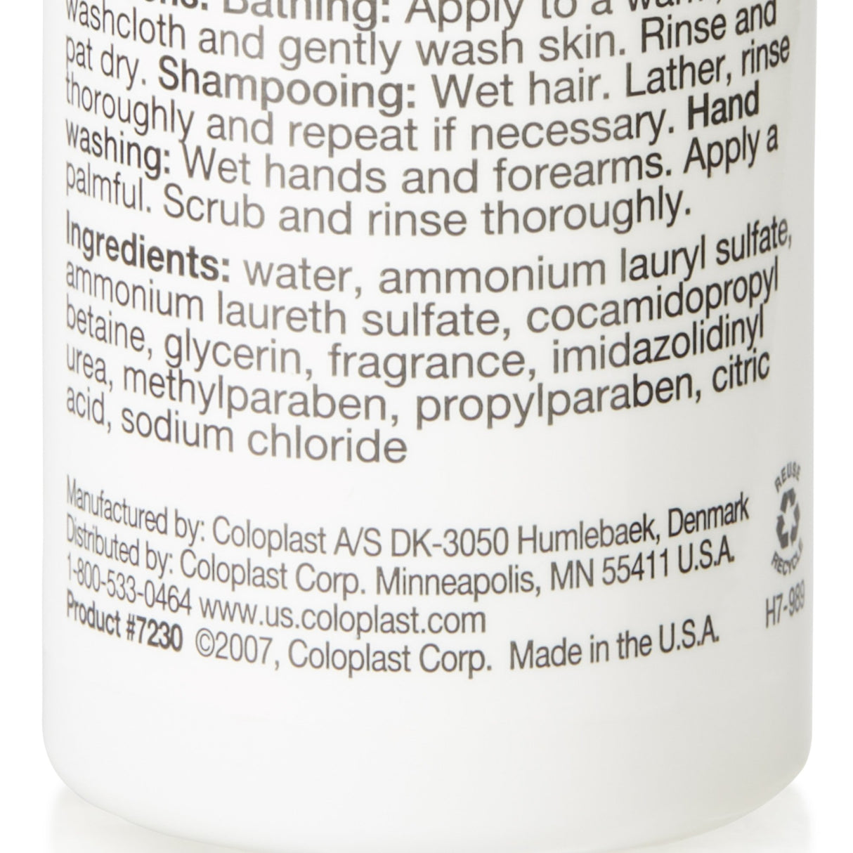 Shampoo and Body Wash Gentle Rain® 2 oz. Flip Top Bottle Scented
