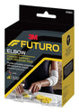 Elbow Support with Pressure Pads 3M™ Futuro™ Large Pull-On / Hook and Loop Strap Closure Sleeve Left or Right Elbow 11 to 12 Inch Elbow Circumference Gray - BeHope